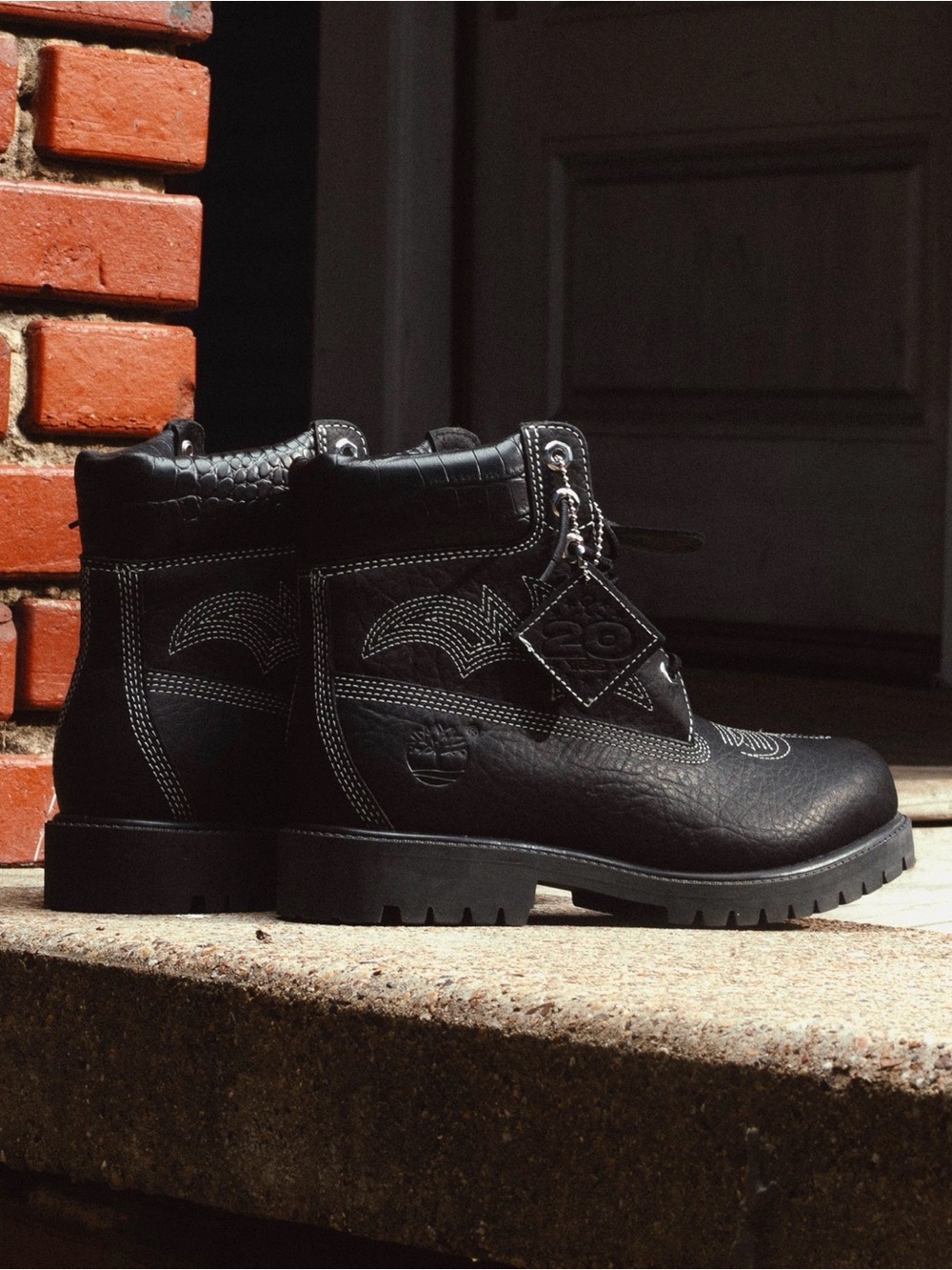 🤠 TIMBERLAND x SNEAKER POLITIC RODEO BOOTS BLACK 🤠
